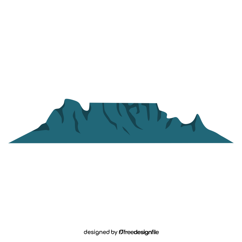 Table Mountain clipart free download