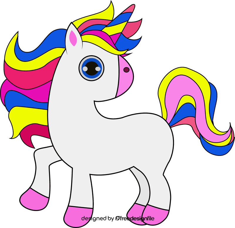 Cute Unicorn clipart