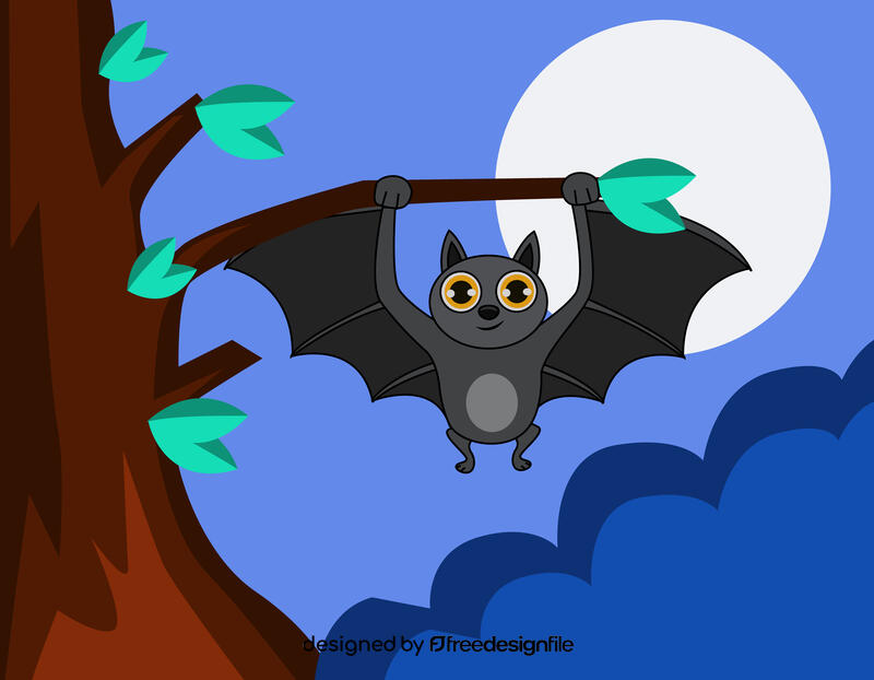 Cute Bat vector