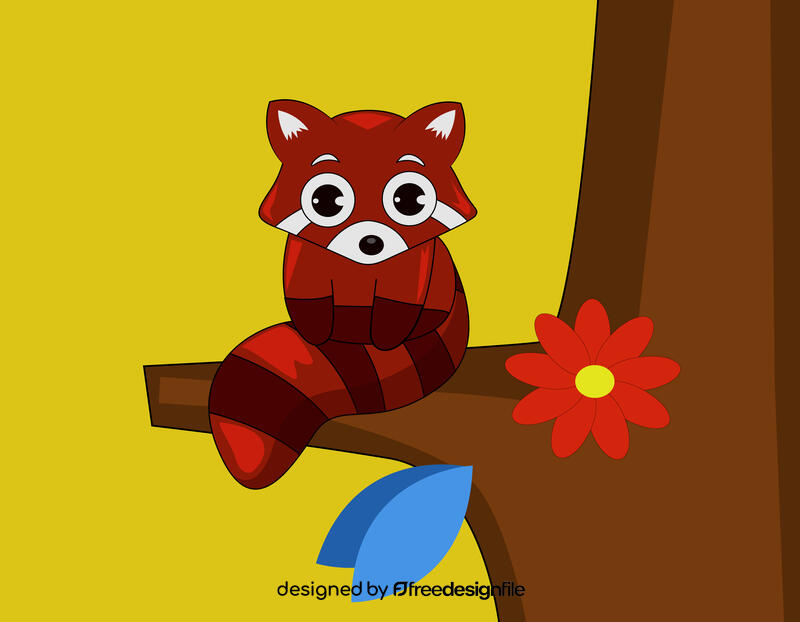 Red Panda vector