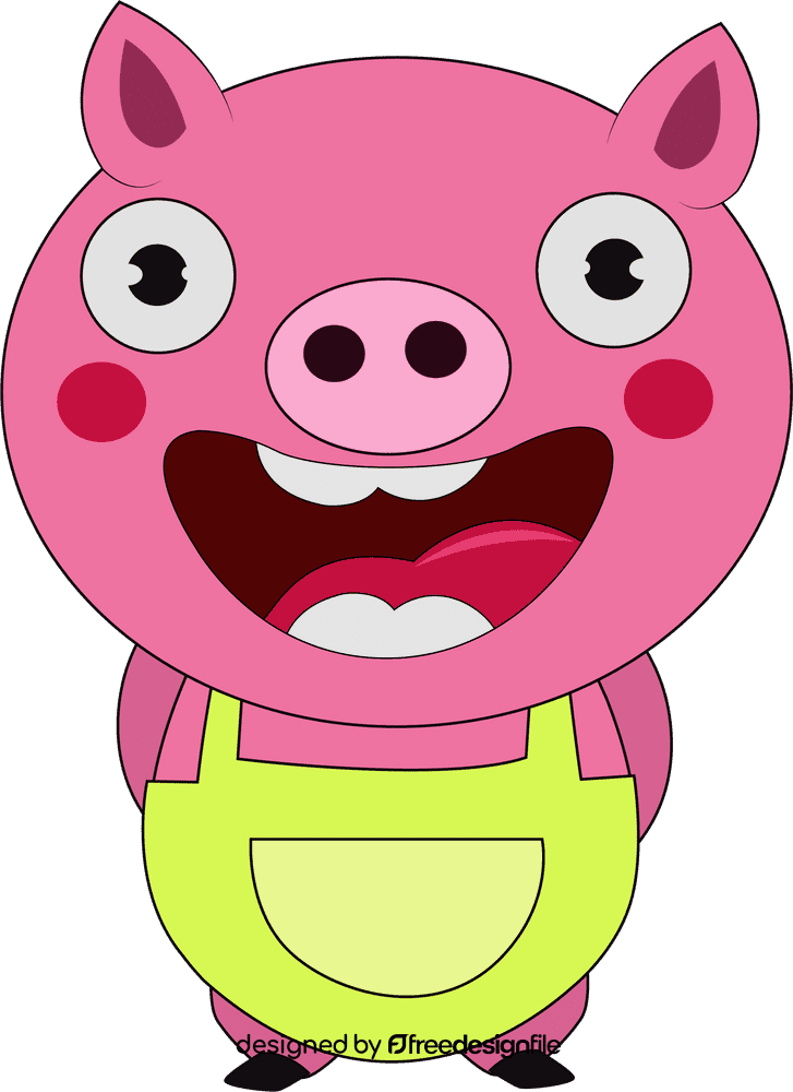 Cute Pig clipart