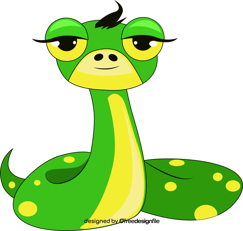 Cute Cobra clipart