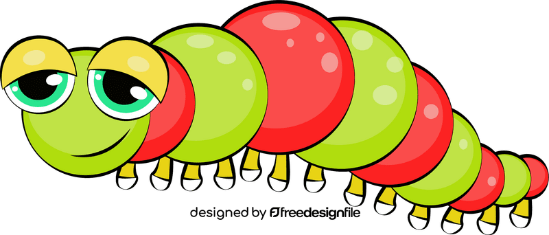 Cute CaterPillar clipart