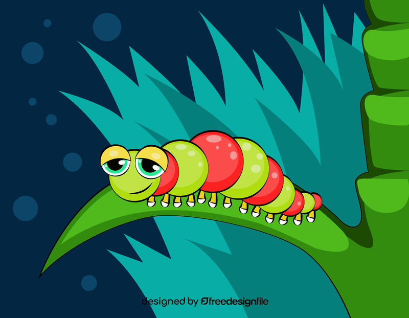 Cute CaterPillar vector