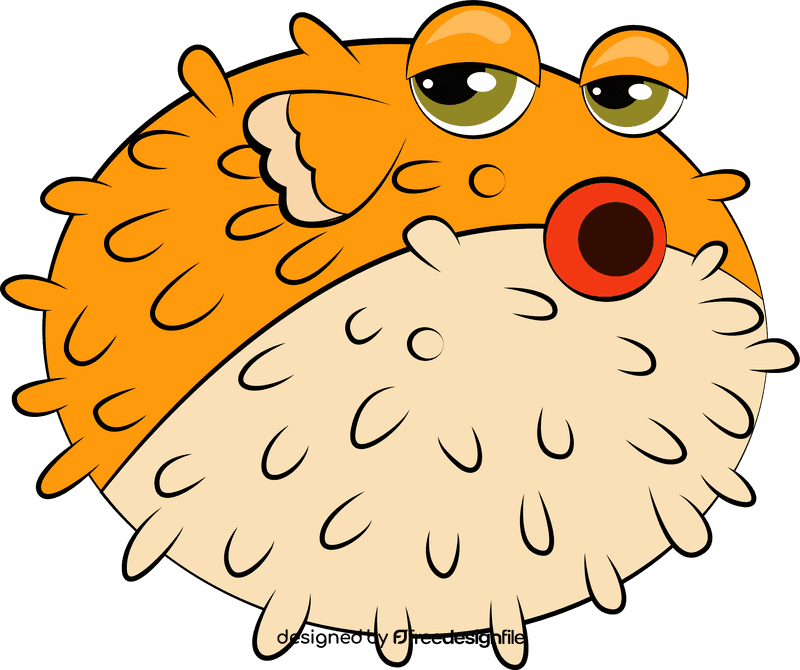 Cute Pufferfish clipart