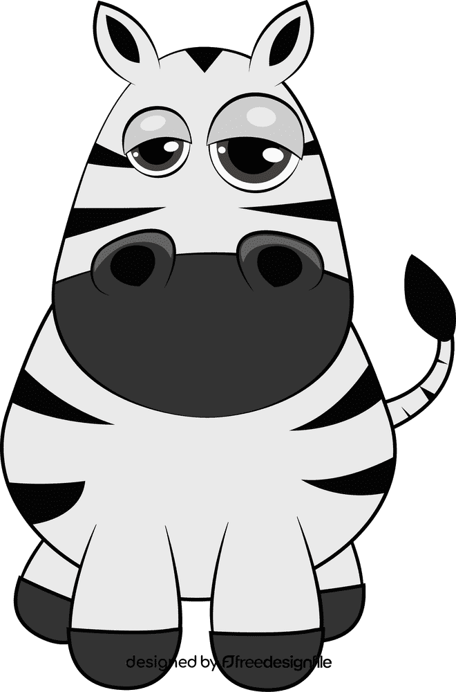 Cute Zebra clipart