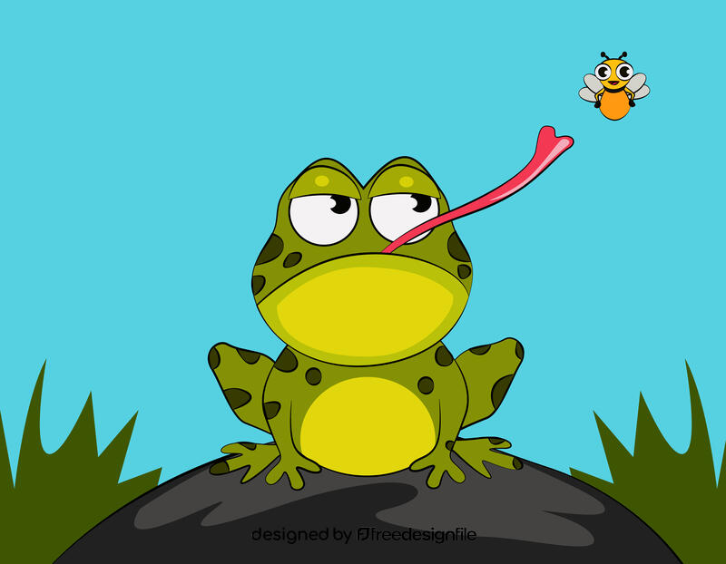 Cute Frog vector