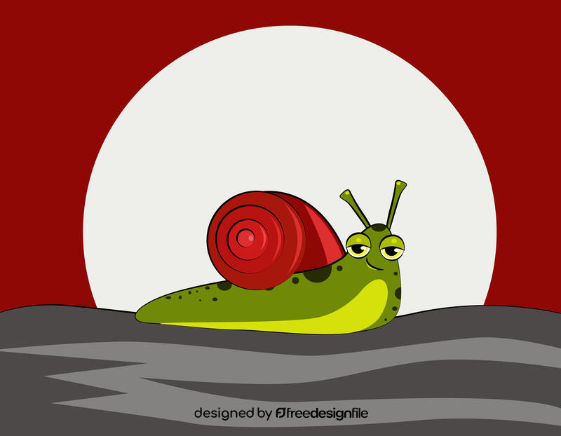 Cute Snail vector