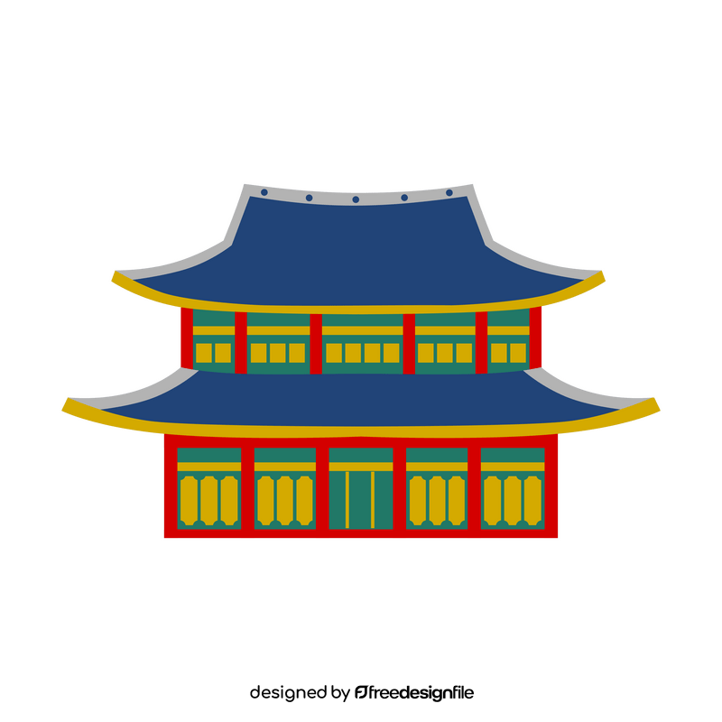 Changdeokgung palace clipart