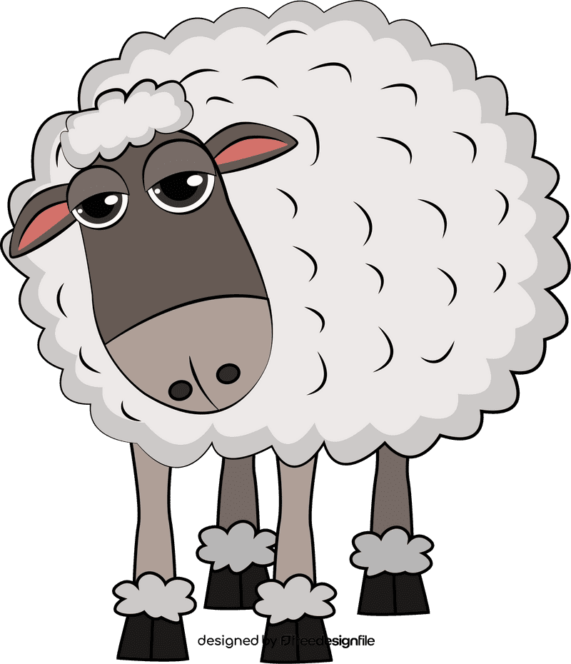 Funny Sheep clipart