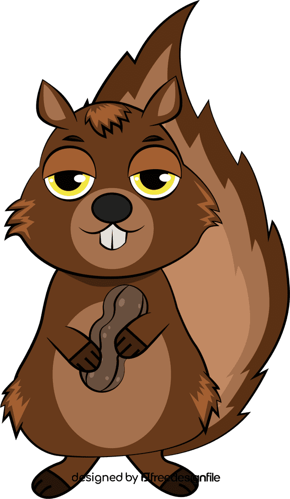 Cute Chipmunk clipart