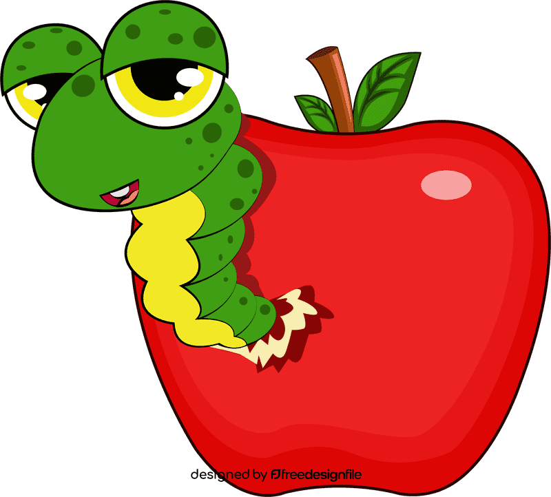 Cute Worm clipart