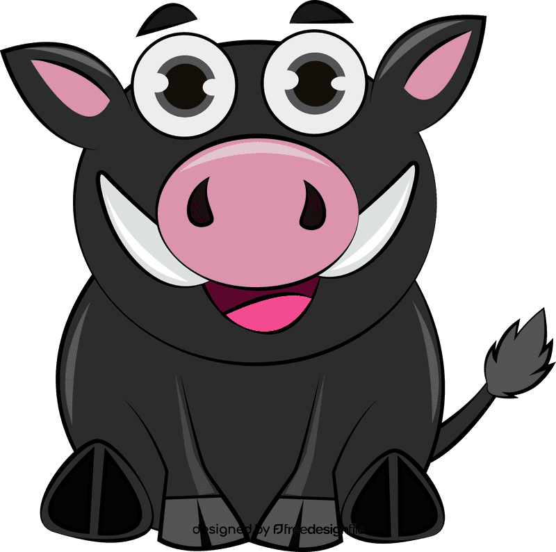 Cute Boar clipart