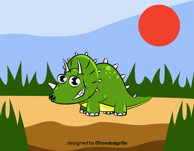 Cute Dinosaur vector