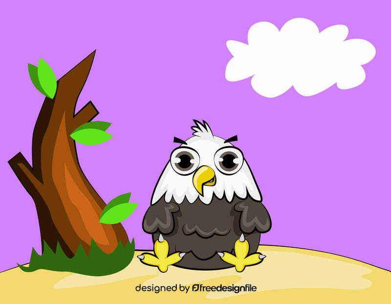 Cute Eagle vector