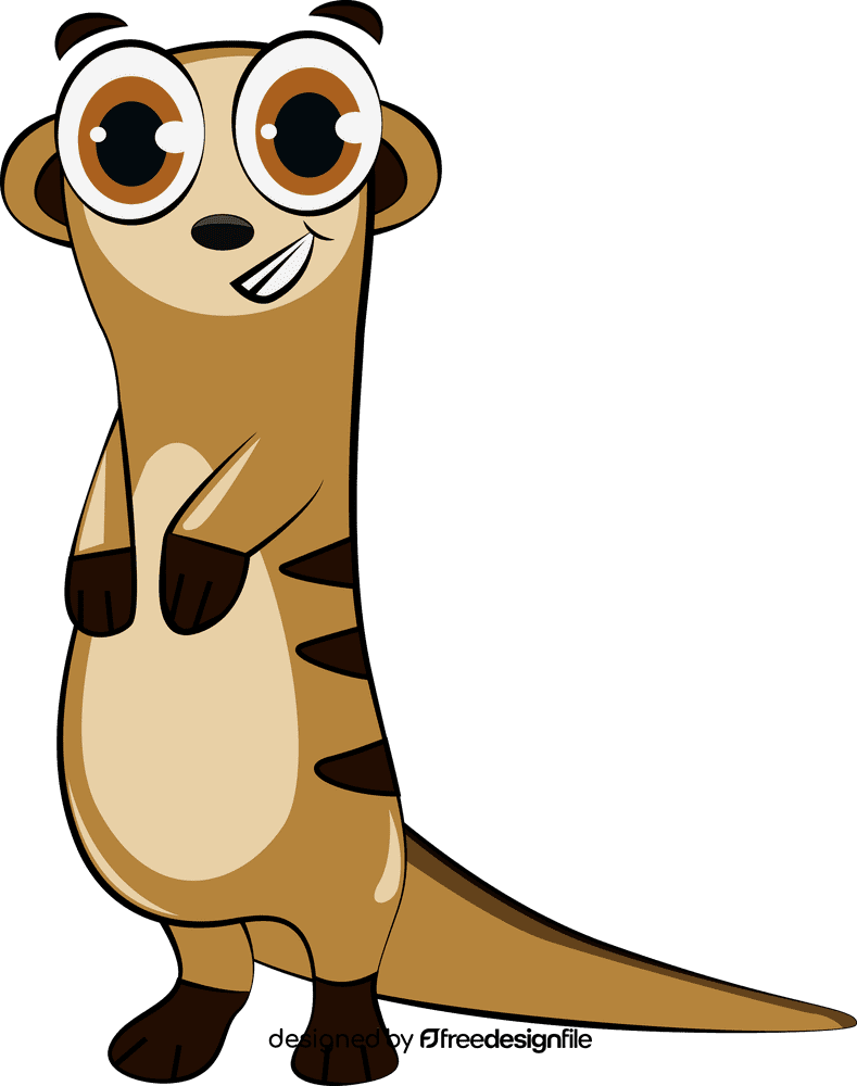 Cute Meerkat clipart