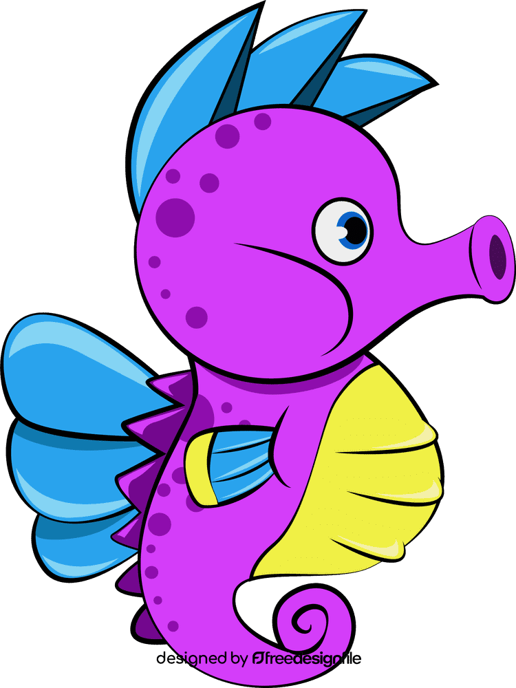 Cute Seahorse clipart