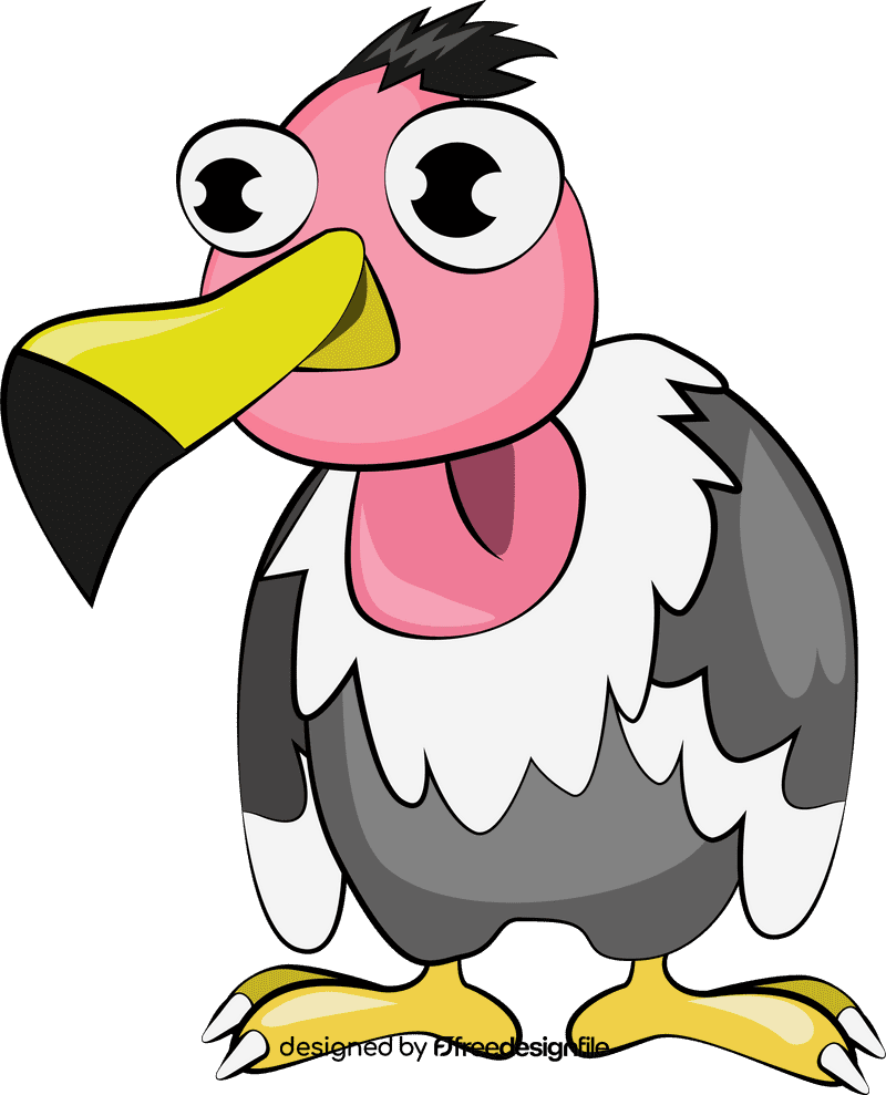 Cute Vulture clipart