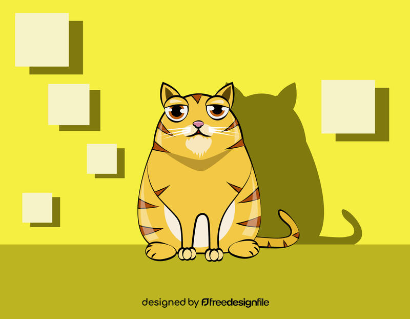 Funny Cat vector