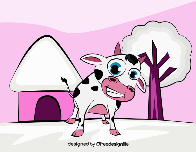 Funny Cow vector