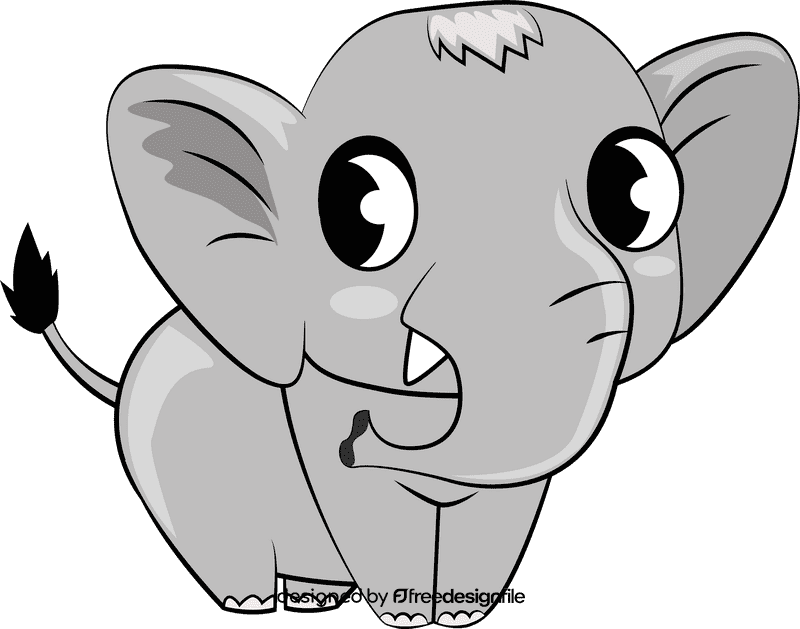 Funny Elephant clipart