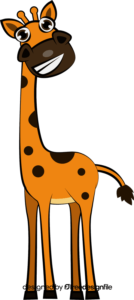 Funny Giraffe clipart