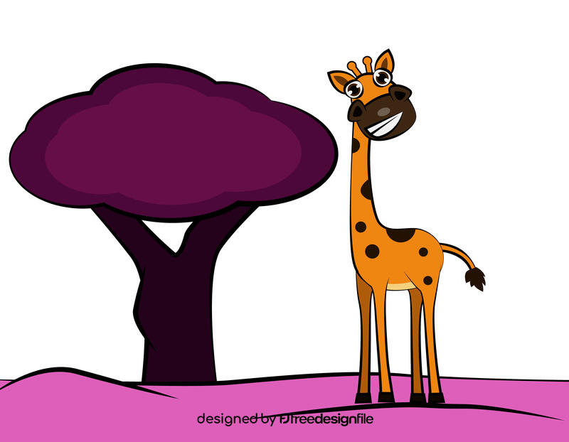 Funny Giraffe vector