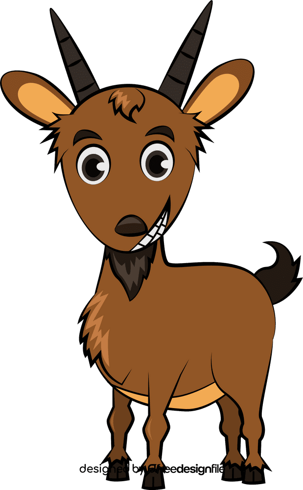 Funny Goat clipart