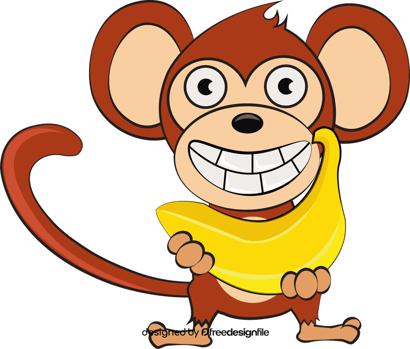 Funny Monkey clipart