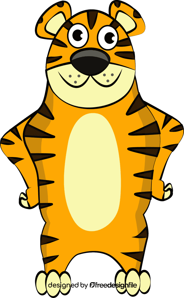 Funny Tiger clipart