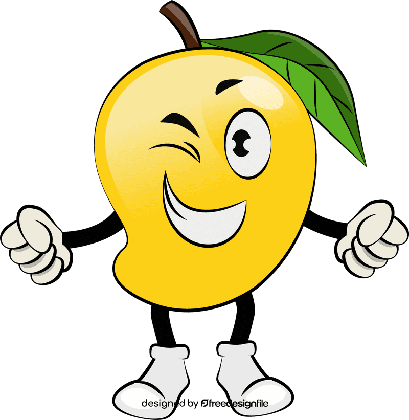 Funny Mango clipart