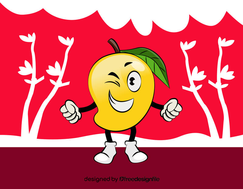 Funny Mango vector