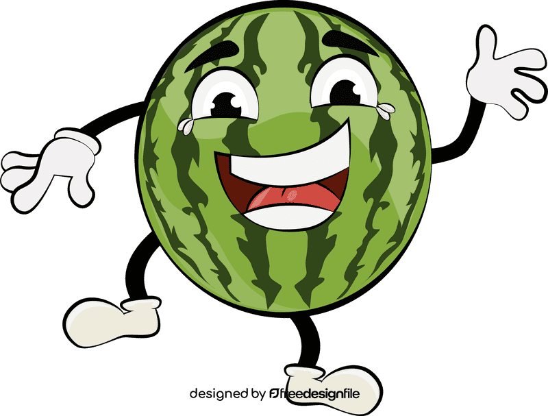 Funny watermelon clipart