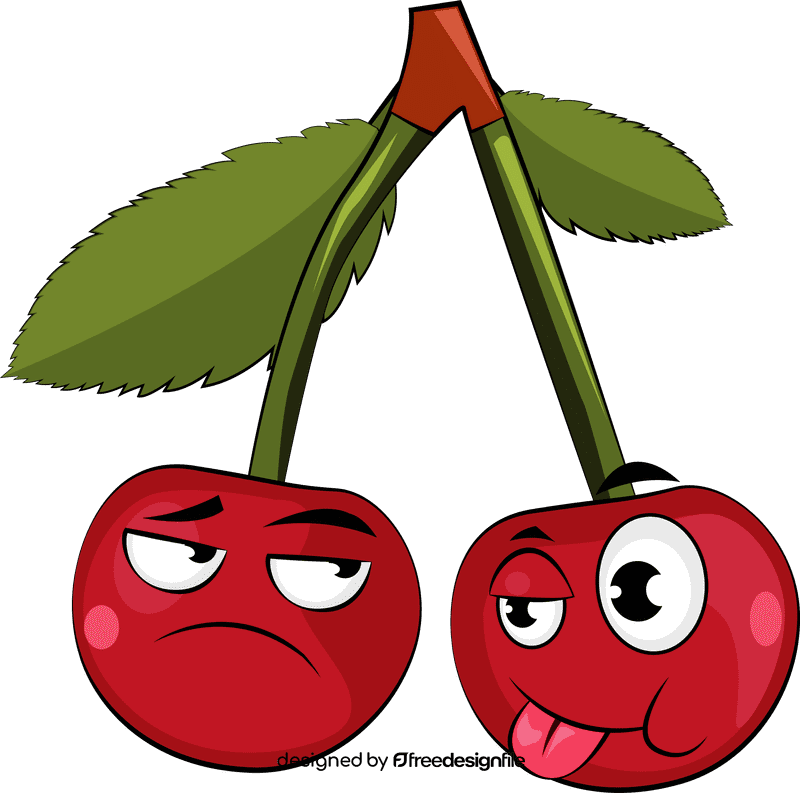 Funny Cherries clipart