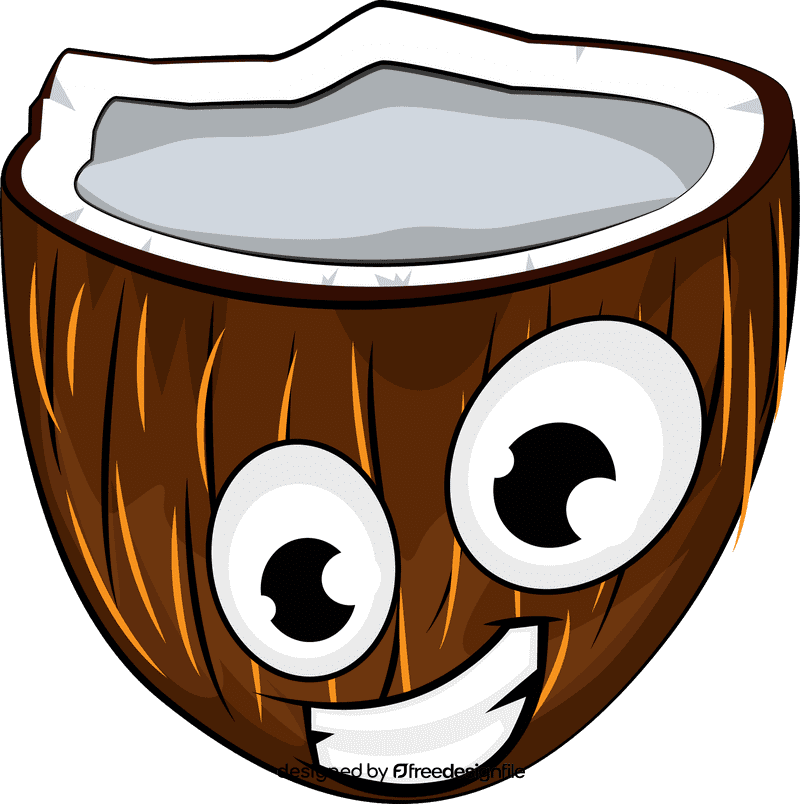 Funny Coconut clipart