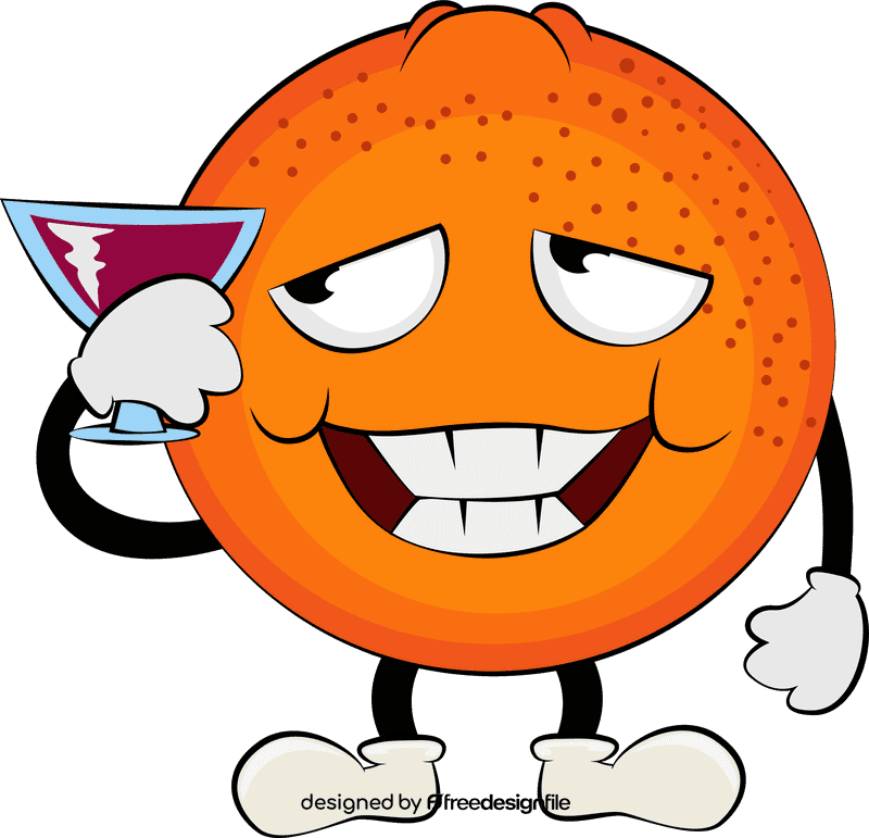 Funny Orange clipart