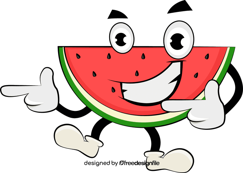 Funny WaterMelon clipart