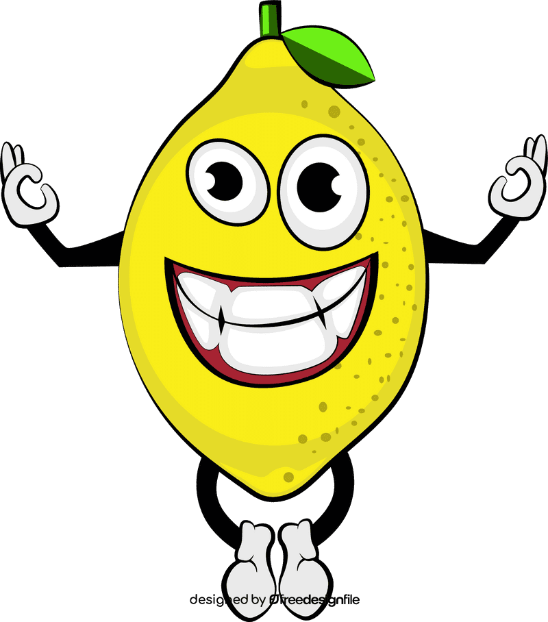 Funny Lemon clipart