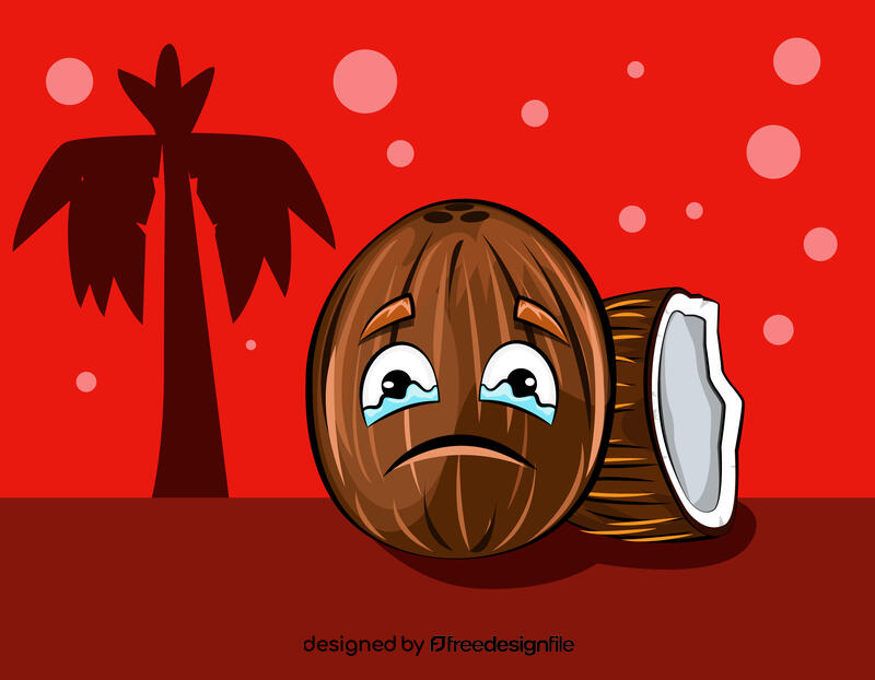 Coconut Cartoon vector