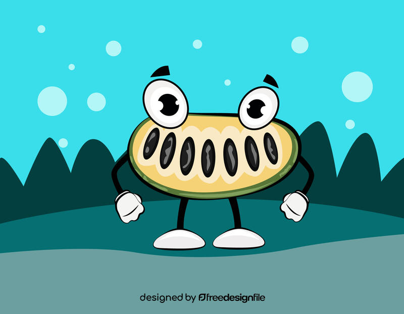 Funny Paw Paw vector