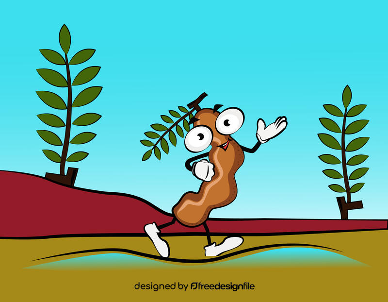 Funny Tamarind vector