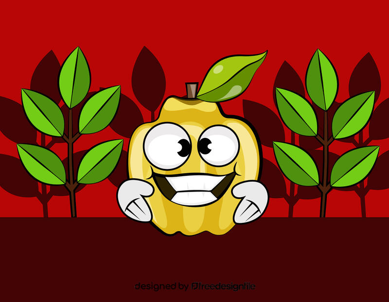 Funny Quince vector