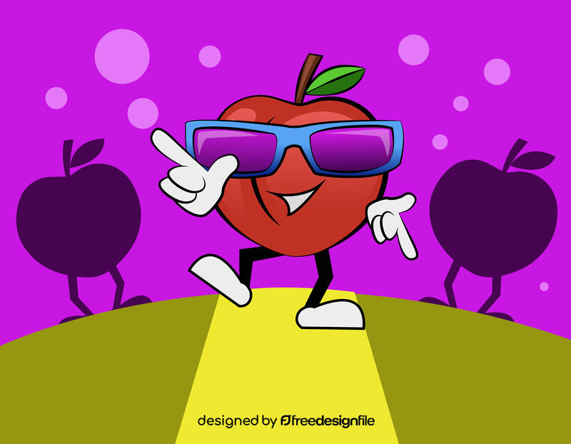 Funny Peach vector