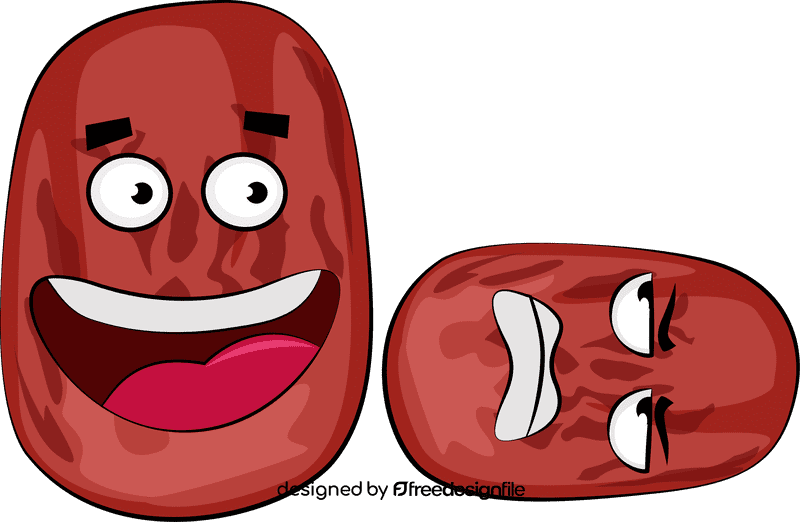 Funny Jujube clipart