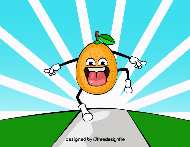 Funny Kumquat vector