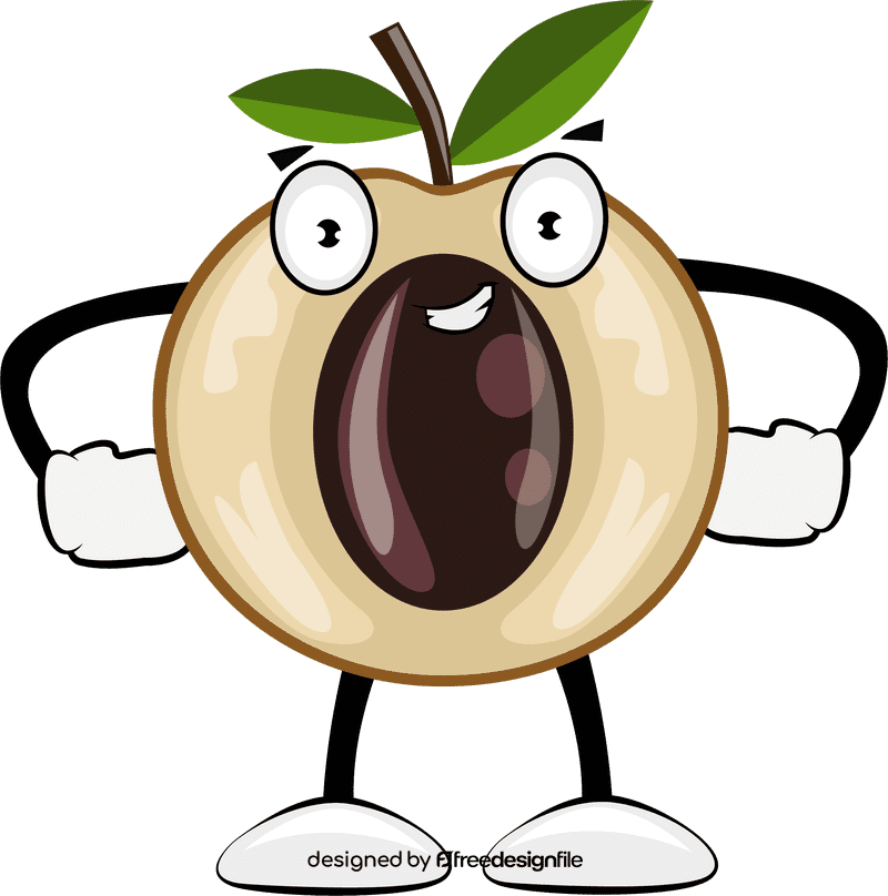 Funny Longan clipart