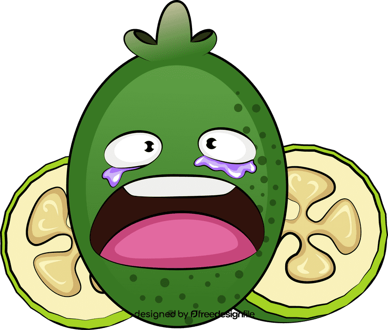 Funny Feijoa clipart