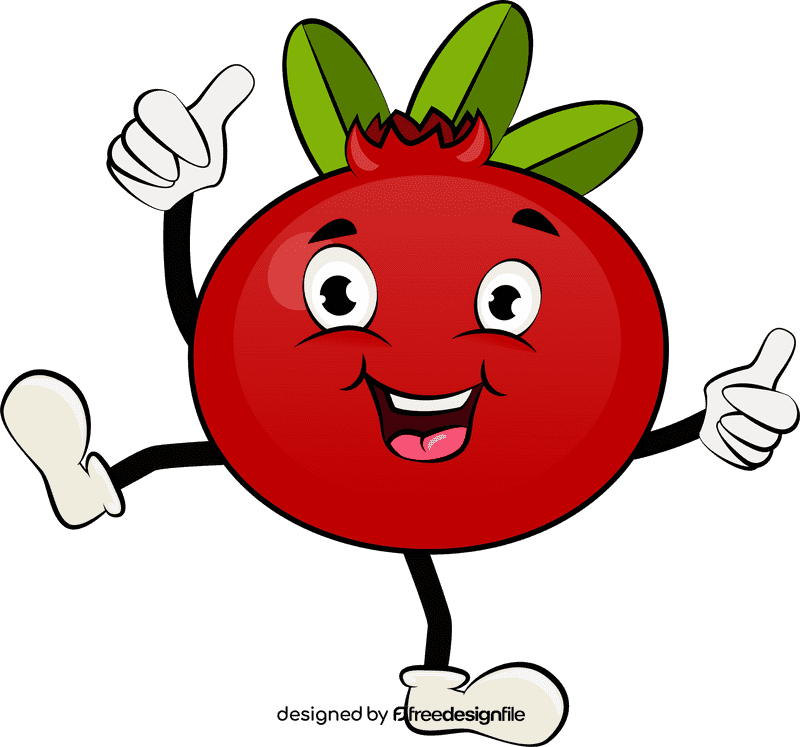 Funny Cranberry clipart