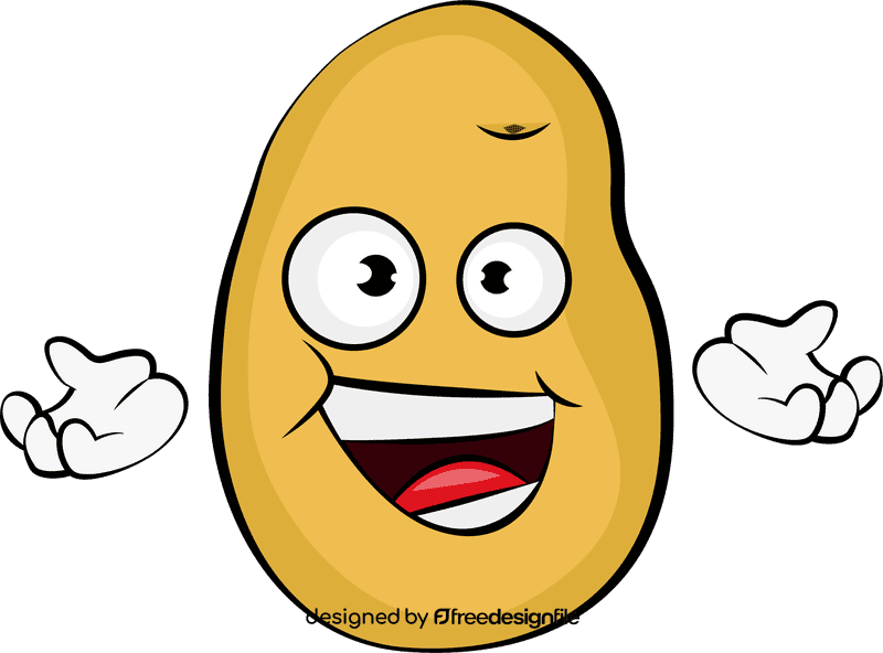 Funny Potato clipart