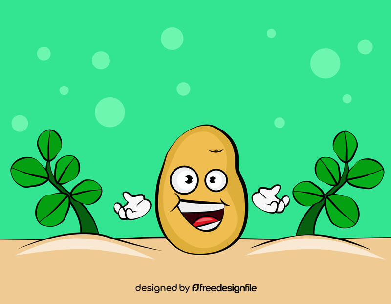 Funny Potato vector